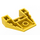 LEGO Jaune Coin 4 x 4 avec des encoches pour tenons (93348)