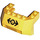 LEGO Yellow Wedge 4 x 6 x 2.333 with Train Logo Sticker (2916)