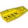 LEGO Yellow Wedge 6 x 4 Triple Curved Inverted (43713)