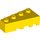 LEGO Giallo Cuneo Mattoncino 2 x 4 Sinistra (41768)