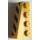LEGO Yellow Wedge Brick 2 x 4 Left with Yellow and Black Danger Stripes Sticker (41768)