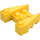 LEGO Yellow Wedge Brick 3 x 4 with Stud Notches (50373)