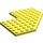 LEGO Yellow Wedge Plate 10 x 10 with Cutout (2401)