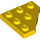 LEGO Yellow Wedge Plate 3 x 3 Corner (2450)