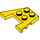LEGO Geel Wig Plaat 3 x 4 met noppen (28842 / 48183)