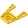 LEGO Gelb Keil Platte 4 x 4 mit 2 x 2 Ausgeschnitten (41822 / 43719)