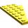 LEGO Jaune Coin assiette 4 x 8 Aile La gauche avec encoche pour tenon en dessous (3933)