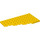 LEGO Geel Wig Plaat 6 x 12 Vleugel Links (3632 / 30355)