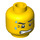 LEGO Yellow Weightlifter Head (Safety Stud) (3626 / 92145)
