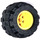 LEGO Jaune Roue 43.2 x 28 Ballon Petit avec Pneu 43.2 x 28 Ballon Petit