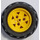 LEGO Yellow Wheel 43.2mm D. x 26mm Technic Racing Small with 3 Pinholes with Tire 68.8 x 36 H Off-Road