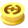 LEGO Yellow Wheel Hub 8 x 17.5 with Axlehole (3482)