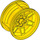 LEGO Yellow Wheel Rim Ø56 X 34 with 6 Holes (15038 / 51150)