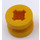 LEGO Yellow Wheel Rim Ø8 x 6.4 without Side Notch (4624)