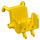 LEGO Yellow Wheelchair with Pin Axles (80440)