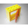 LEGO Yellow Window 2 x 4 x 3 Frame with Red Pane