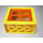 LEGO Yellow Window 2 x 4 x 3 Frame with Red Pane