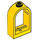 LEGO Yellow Window Frame 1 x 2 x 2.7 with Rounded Top (30044)