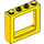 LEGO Yellow Window Frame 1 x 4 x 3 (center studs hollow, outer studs solid) (6556)
