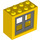 LEGO Jaune Fenêtre Cadre 2 x 4 x 3 avec Dark Stone grise Fenêtre (73148)