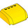LEGO Geel Voorruit 5 x 6 x 2 Gebogen (61484 / 92115)