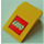 LEGO Geel Voorruit 6 x 4 x 2 Overkapping met LEGO logo Sticker (4474)