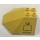 LEGO Gelb Windschutzscheibe 6 x 6 x 2 mit Diagrams Aufkleber (35331)