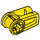 LEGO Gelb Wire Clip mit Kreuz Loch (49283)