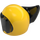 LEGO Yellow Wolverine Mask with Black Pointed Sides (17117 / 104639)