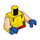 LEGO Gelb Wolverine Minifig Torso (973 / 76382)