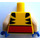 LEGO Yellow Wolverine with Short Legs Minifig Torso (973 / 76382)