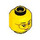 LEGO Yellow Woman in Argyle Sweater Minifigure Head (Recessed Solid Stud) (3626 / 69972)