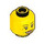 LEGO Yellow Woman (Lavender Jacket with Necklace) Minifigure Head (Recessed Solid Stud) (3626 / 101366)