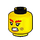 LEGO Yellow Wyldfyre head (Recessed Solid Stud) (3274 / 102867)