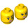 LEGO Yellow Wyldstyle Minifigure Head (Recessed Solid Stud) (3626 / 20720)