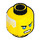 LEGO Yellow Zane Minifigure Head (Recessed Solid Stud) (3626 / 35213)