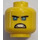 LEGO Gul Zane Minifigur Huvud (Infälld solid knopp) (3626 / 37321)