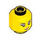 LEGO Yellow Zoey Minifigure Head (Recessed Solid Stud) (3274 / 102995)