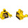 LEGO Yellow Zugu Minifig Torso (973 / 76382)