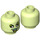 LEGO Geelachtig groen Banshee Singer Minifigure Hoofd (Verzonken Solid Stud) (3626 / 75251)