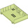LEGO Geelachtig groen Book Halve met Hinges en Compartment (80909)