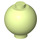 LEGO Vert jaunâtre Brique 2 x 2 Rond Sphere (37837)