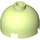 LEGO Gelblich-grün Backstein 2 x 2 Runden mit Dome oben (Hohlbolzen, Achshalter) (3262 / 30367)