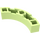 LEGO Verde amarillento Ladrillo 4 x 4 Circular Esquina (Ancho con 3 Espigas) (48092 / 72140)