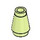 LEGO Yellowish Green Cone 1 x 1 with Top Groove (28701 / 59900)