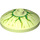 LEGO Gelblich-grün Dish 3 x 3 mit Lime Eye (35268 / 66689)