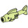 LEGO Gelblich-grün Fisch (64648)