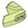 LEGO Vert jaunâtre Hero Factory Armor avec Douille à rotule Taille 4 (14533 / 90640)
