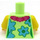 LEGO Yellowish Green Hula Lula Minifig Torso (973 / 76382)