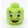 LEGO Yellowish Green Jiminy Cricket Head (Recessed Solid Stud) (3626 / 101974)